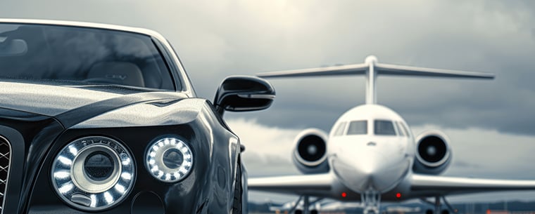 Car and jet